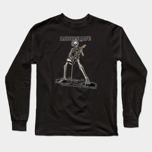 Fire skull guitar as Long Sleeve T-Shirt